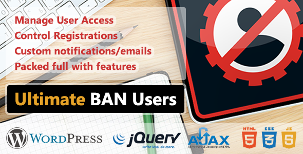 افزونه مدیریت و مسدود کردن کاربران WP Ultimate BAN Users v1.5.4